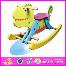 2015 Excellent Wooden Toy Kids Rocking Horse, Lowest Price Wooden Rocking Horse, Intelligence Spring Rocking Horse Toy Wjy-8106